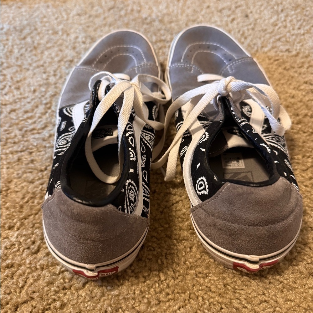 Vans Gray and Black Sneakers